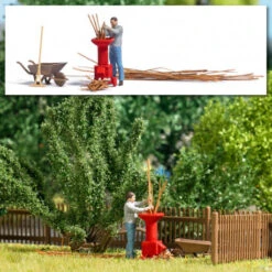 Busch A-Set:Gartenhäcksler H0