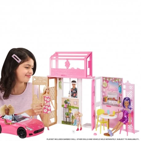 MATTEL Barbie Haus Und Puppe 6 MATTEL Barbie Haus Und Puppe – Bild 4