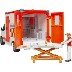 Bruder 02676 MB Sprinter Ambulanz Mit Fahrer Und Light + Sound Modul -Spielwarenladen bruder 02676 mb sprinter ambulanz mit fahrer und light sound modul 2