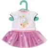 Dolly Moda Einhorn Shirt M.Tutu,Gr.36cm -Spielwarenladen dolly moda einhorn shirt mtutugr36cm