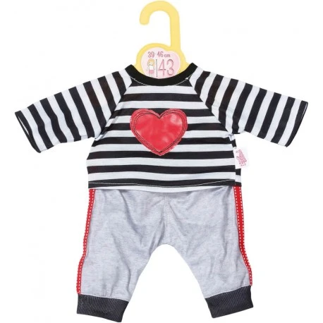 Dolly Moda Sport-Outfit Gestreift 43cm 3 Dolly Moda Sport-Outfit Gestreift 43cm