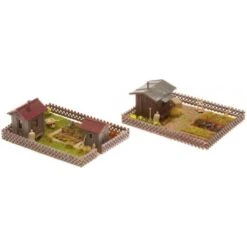 Faller H0 2 Schrebergärten Mit Schuppen