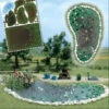 Busch H0 Gartenteich - Set -Spielwarenladen h0 gartenteich set