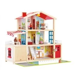 Hape Puppen-Villa -Spielwarenladen hape puppen villa hape 6943478018402 6