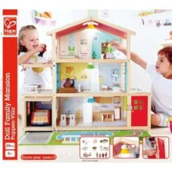 Hape Puppen-Villa -Spielwarenladen hape puppen villa hape 6943478018402 7