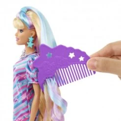 Mattel HCM88 Barbie Totally Hair Puppe Im Sternenlook, 21,6 Cm Langes Fantasiehaar, 15 Zubehörteile, Ab 3 Jahren -Spielwarenladen mattel hcm88 barbie totally hair puppe im sternenlook 216 cm langes fantasiehaar 15 zubehoerteile ab 3 jahren 4