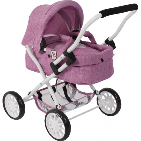 Mini-Kuschelwagen SMARTY Jeans Pink 3 Mini-Kuschelwagen SMARTY Jeans Pink