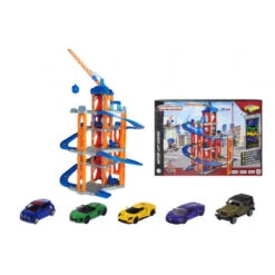 Motor Lift Center + 5 Cars