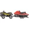 SIKU 2314 Quad Mit Anhänger Und Jet-Ski 1:50 -Spielwarenladen siku 2314 quad mit anhanger und jet ski 1 50