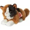 Teddy Hermann Glückskatze Liegend, 20 Cm -Spielwarenladen teddy hermann glueckskatze liegend 20 cm