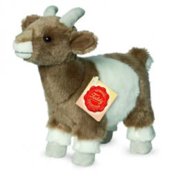 Teddy Hermann Ziege, Braun/weiß, 22 Cm
