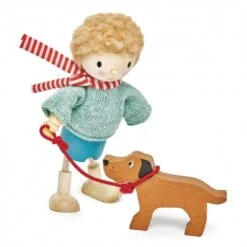 Tenderleaftoys - Mr Goodwood & Hund Für Puppenhaus