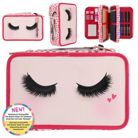 Depesche TOPModel 3-Fach Federtasche BEAUTY GIRL 3 Depesche TOPModel 3-Fach Federtasche BEAUTY GIRL