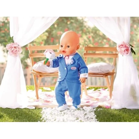 Zapf 826874 BABY Born Boutique Deluxe Bräutigam 43 Cm 5 Zapf 826874 BABY Born Boutique Deluxe Bräutigam 43 Cm – Bild 3